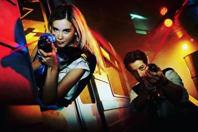 Fiesta de juegos laser