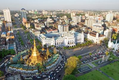 Privado de ida: llegada del aeropuerto de Yangon a los hoteles de Yangon
