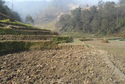 Caminata de la comunidad de Sanga a Panauti con parada en la esta