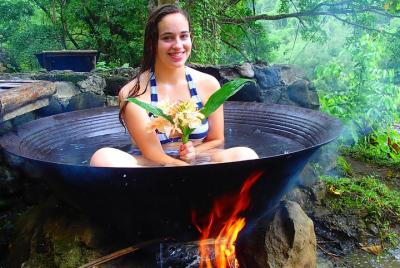 Boracay Island Hopping + Hot Kawa Bath + Parasailing + Helmet Diving