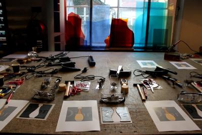 Taller de vidrieras y visita al museo con maestros artesanos