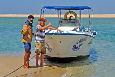 Paseo en barco de 3 horas en Ria Formosa en Olhão Algarve