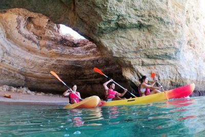  Excursiones en kayak a Benagil y cuevas marinas: desde la playa 