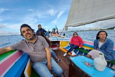 Tour de 2 horas en velero al atardecer en el río Tajo desde Lisbo
